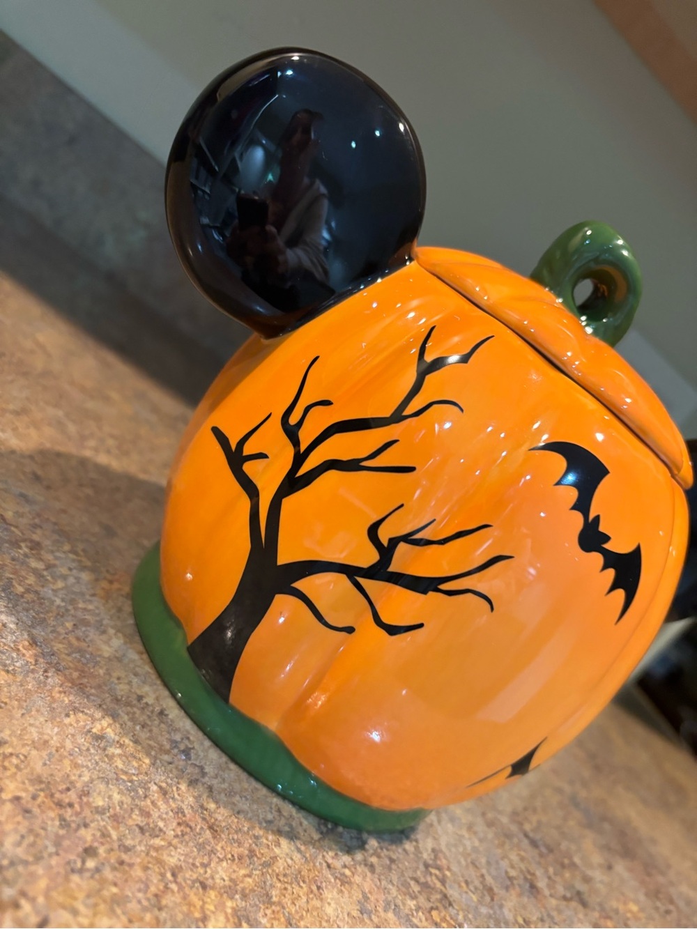 Mickey Pumpkin Halloween Candy cookie Jar canister home decor - Picture 8 of 12